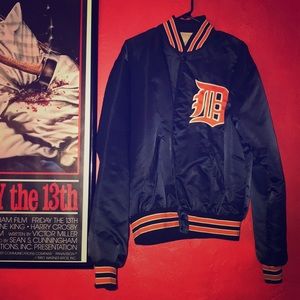 Vintage Detroit Tigers Baseball Jacket